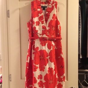 Sleeveless Poppy floral dress